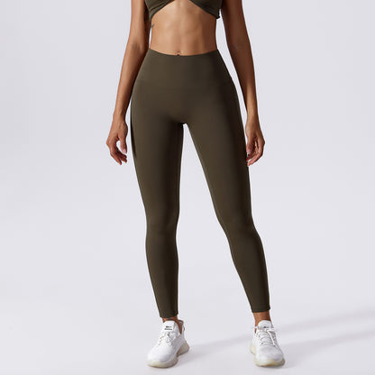 Pantalon de sport moulant taille haute à séchage rapide pour femme