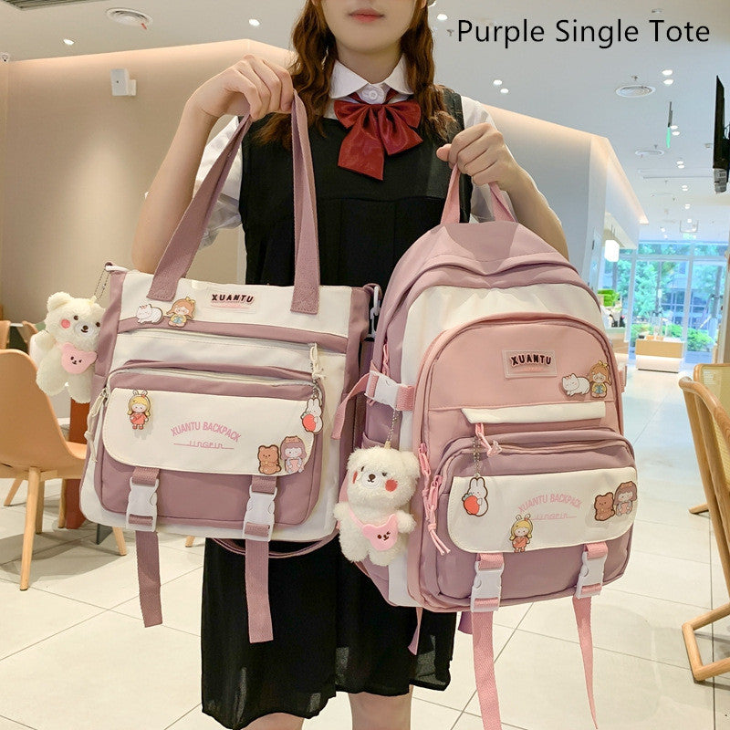 Korean Style Fashion All-match Large Capacity Backpack