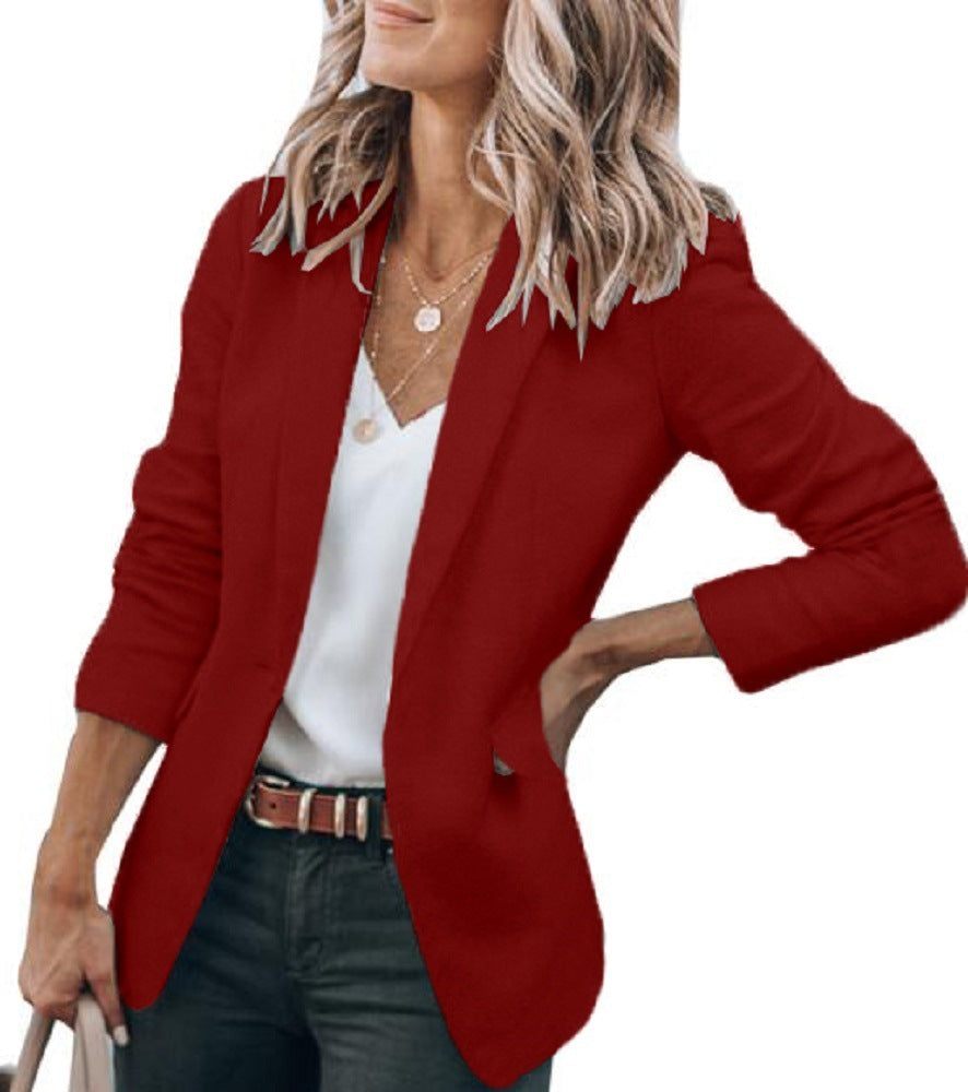 Veste de costume pour femme, nouvelle veste de costume, commerce extérieur transfrontalier d'Amazon, tempérament, veste slim