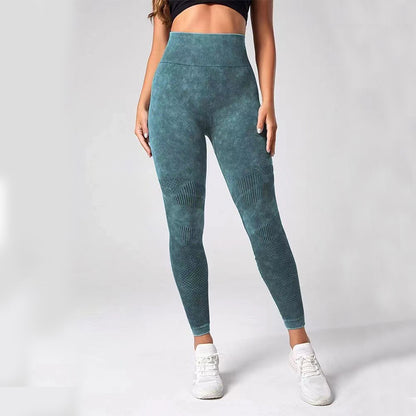 Nahtlose Leggings mit hohlem Design, hohe Taille, Hüftheben, Laufsport, Fitness, Yogahose, modische Damenbekleidung