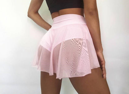 Casual Mid Waist Skirt NewShort