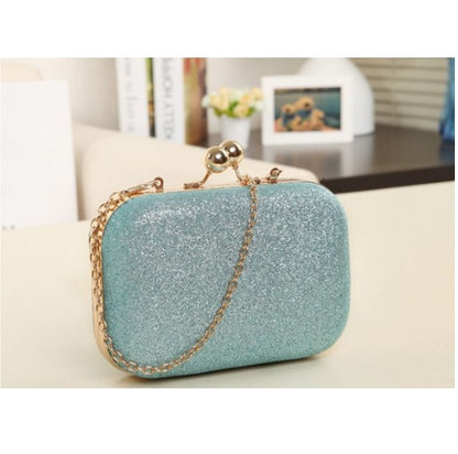 Women Handbag Evening Bags For Party New Women Chain Shoulder Bag Ladies Fashion Gold Clutch Box Bag Women Messenger