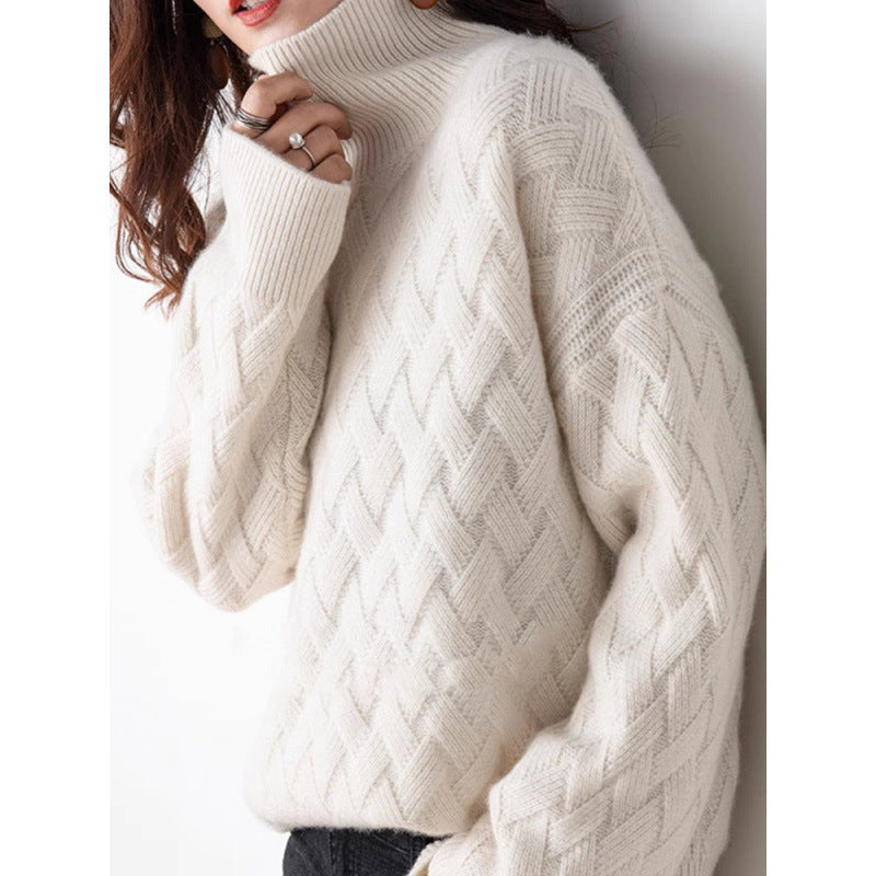 Women's Turtleneck Thread Warm Sweater Knitted Bottoming Shirt