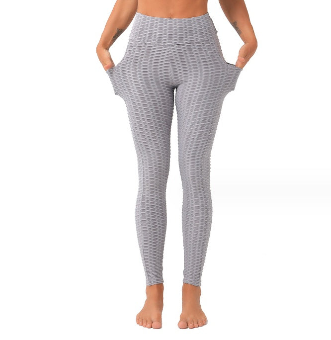 Legging slim à haute élasticité pour femme, rehaussant les hanches et absorbant la transpiration