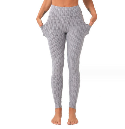 Legging slim à haute élasticité pour femme, rehaussant les hanches et absorbant la transpiration