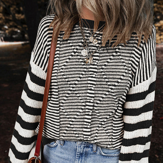 Fashion Casual Striped Top For Women