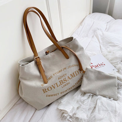 Canvas bag shoulder bag