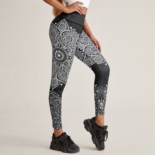 Running Workout Elastic Plus Size Yoga Leggings