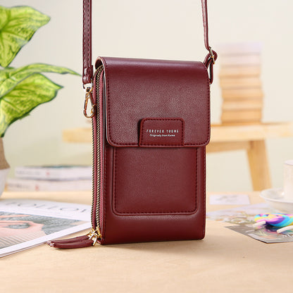 Female Small Messenger Cute Touch Screen Mobile Phone Bag