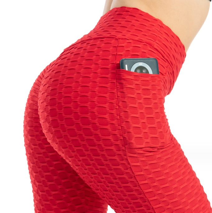 Legging slim à haute élasticité pour femme, rehaussant les hanches et absorbant la transpiration