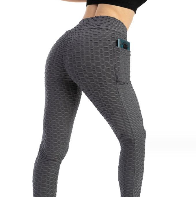 Legging slim à haute élasticité pour femme, rehaussant les hanches et absorbant la transpiration