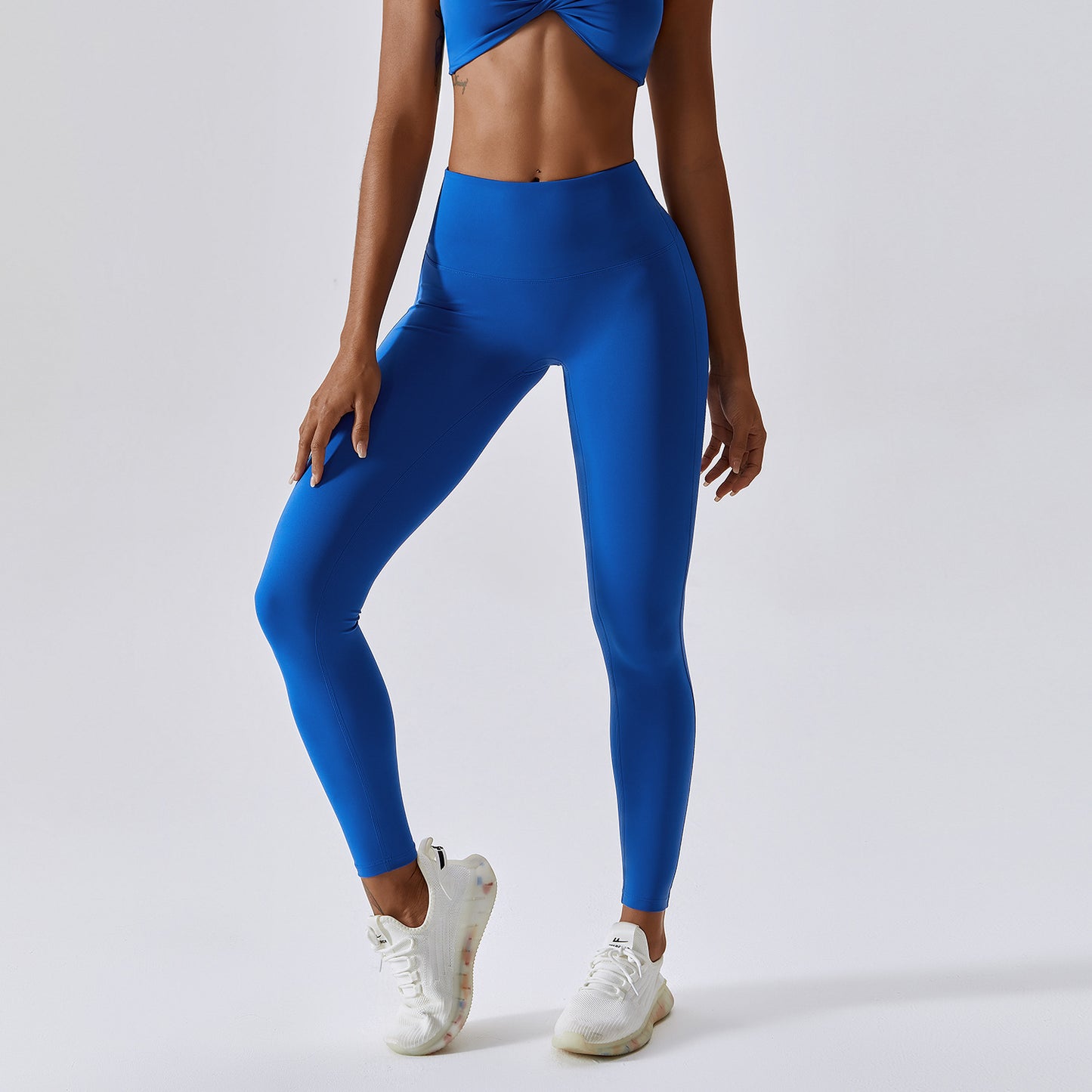 Pantalon de sport moulant taille haute à séchage rapide pour femme