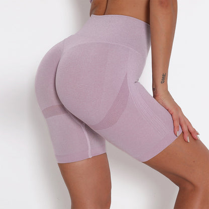 Pantalon de survêtement à cinq points pour femmes, portez des collants à fesses de pêche