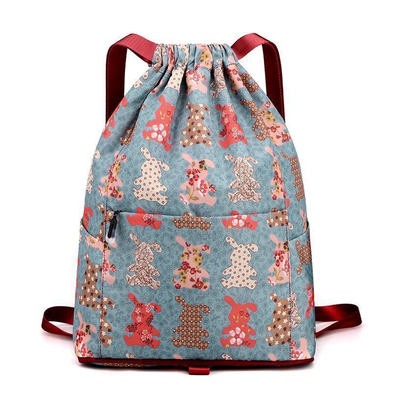 Women's Fashion Large Capacity Drawstring Backpack