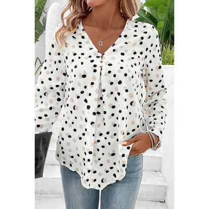 Women's European And American-style Sweet Long-sleeved Top