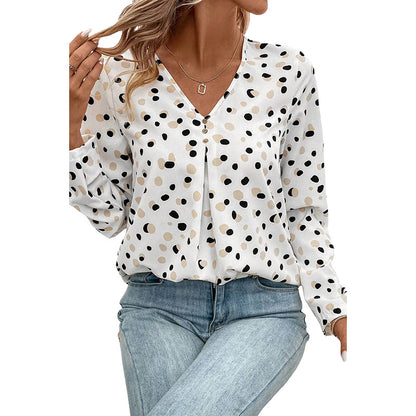 Women's European And American-style Sweet Long-sleeved Top