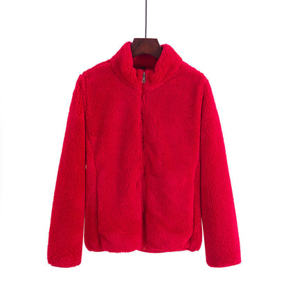 Double-sided Fleece Sweater Women's Warm Thickened Outdoor