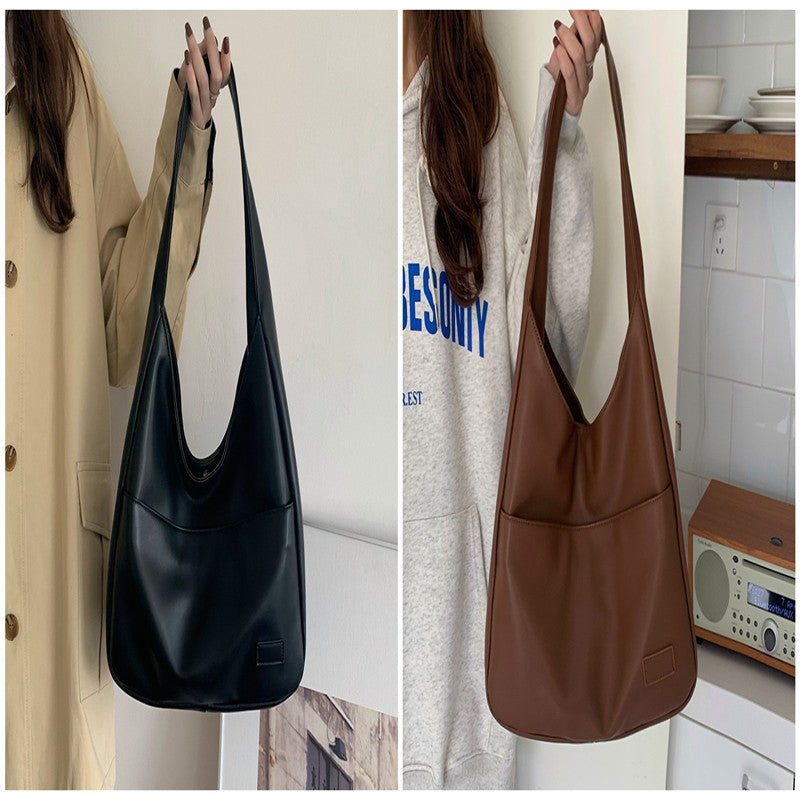 Sac fourre-tout tendance grande capacité, sac à bandoulière décontracté pour femme, sac à main pour les déplacements quotidiens, pour les étudiants