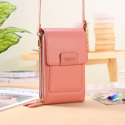 Sac messager mignon pour téléphone portable à écran tactile pour femme