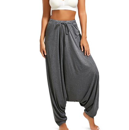 Casual Loose Hippie Balloon Pants Drop Harem