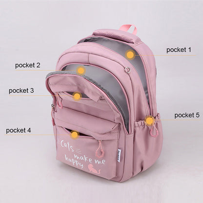 Women's Fashion Simple Large Capacity Lightweight Backpack