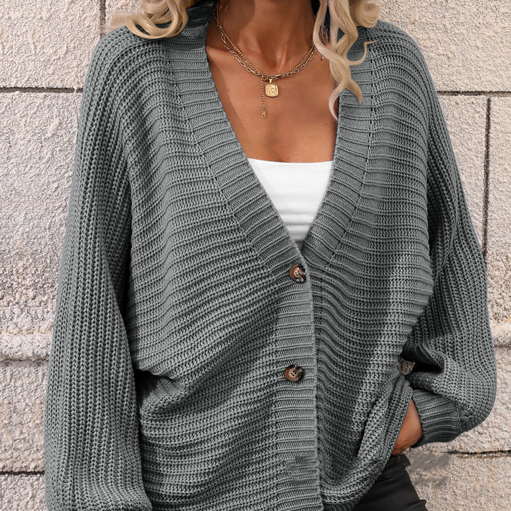 Cardigan tricoté ample pour femme