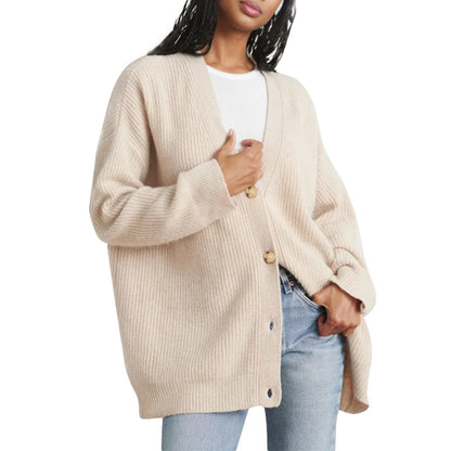 Manteau pull cardigan de couleur unie populaire pour femmes