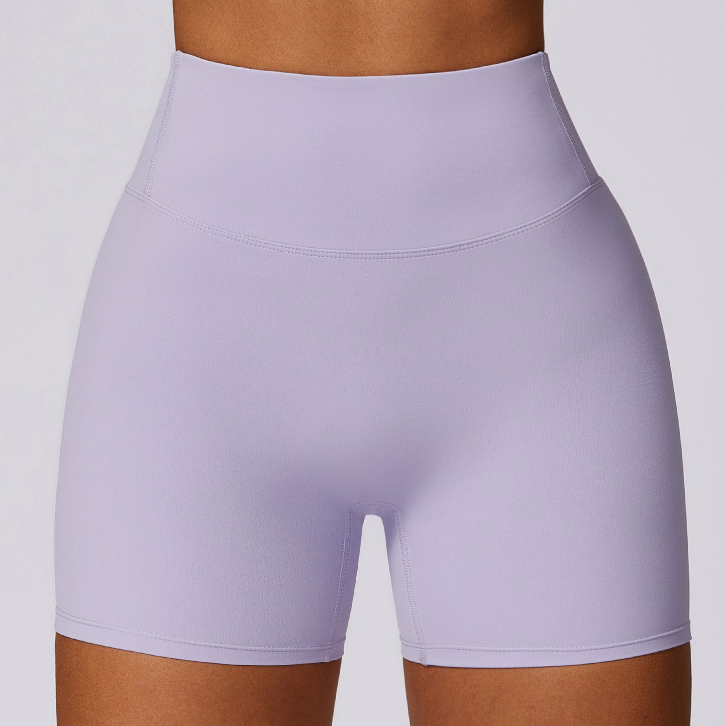 Short de sport moulant taille haute pour yoga et levage des hanches