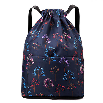 Women's Fashion Large Capacity Drawstring Backpack