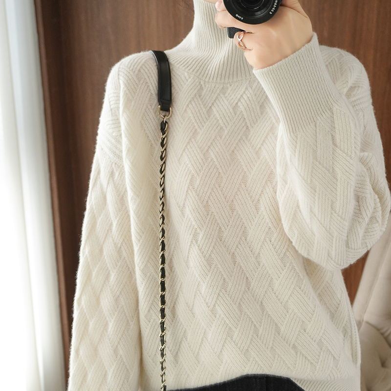 Women's Turtleneck Thread Warm Sweater Knitted Bottoming Shirt