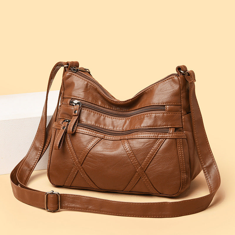 Sac à bandoulière simple rétro pour femme, nouveau modèle