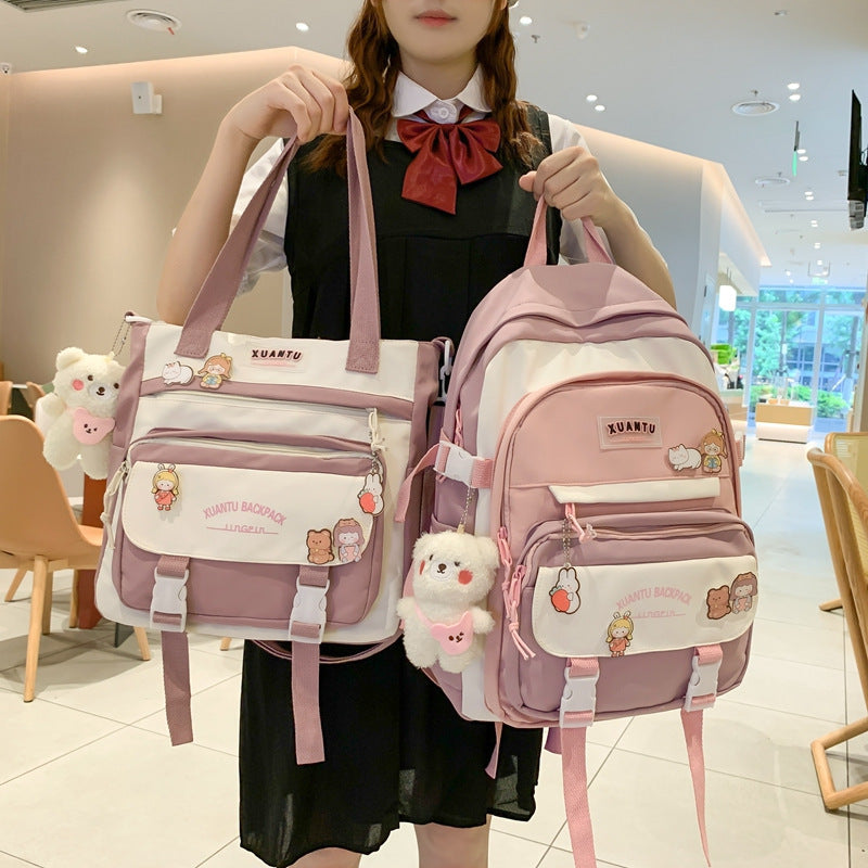 Korean Style Fashion All-match Large Capacity Backpack