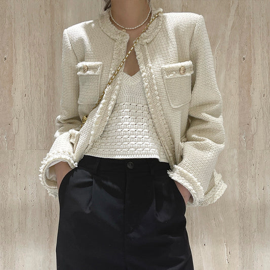 Fashion Simple Solid Color Small Suit Jacket