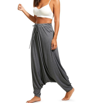 Casual Loose Hippie Balloon Pants Drop Harem