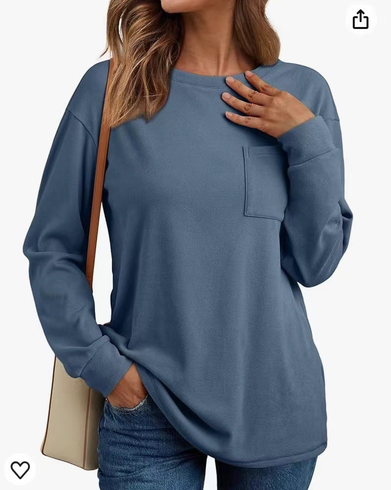 Women's Long Sleeve Top Loose Autumn Leisure Fashion Sweater