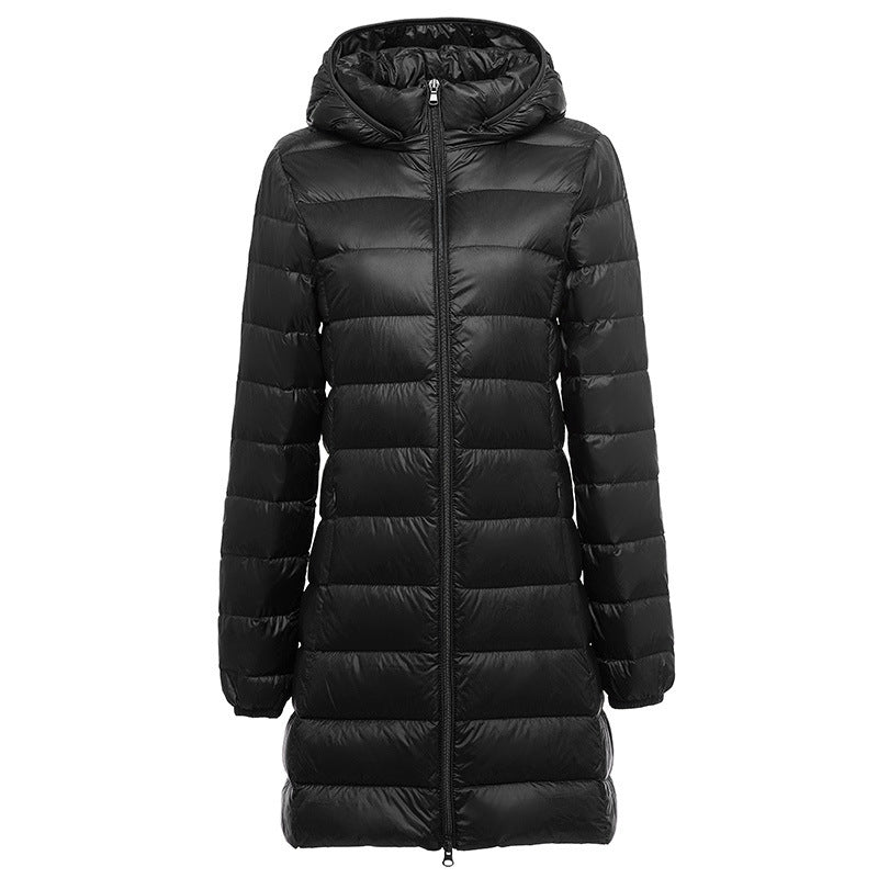 Manteau en duvet léger amovible pour automne et hiver