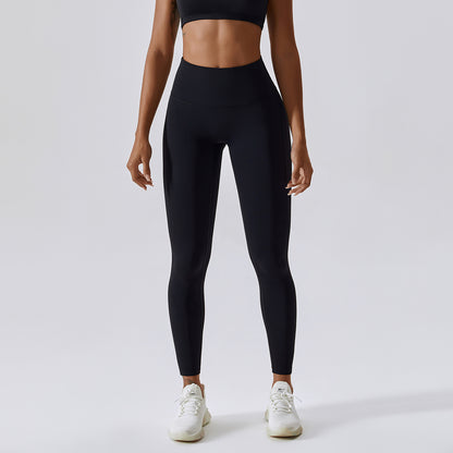 Pantalon de sport moulant taille haute à séchage rapide pour femme