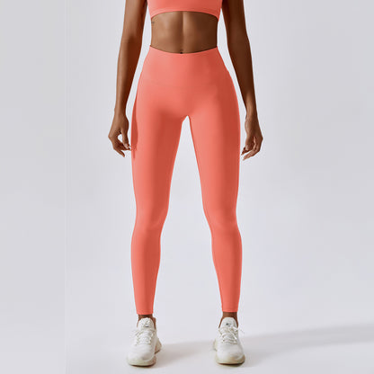 Pantalon de sport moulant taille haute à séchage rapide pour femme