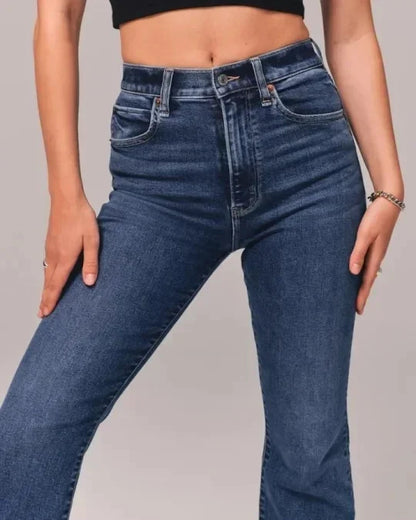 Lässige, einfarbige Jeans für Damen