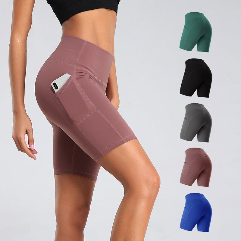 Leggings de fitness taille haute avec poches pour le yoga et le fitness