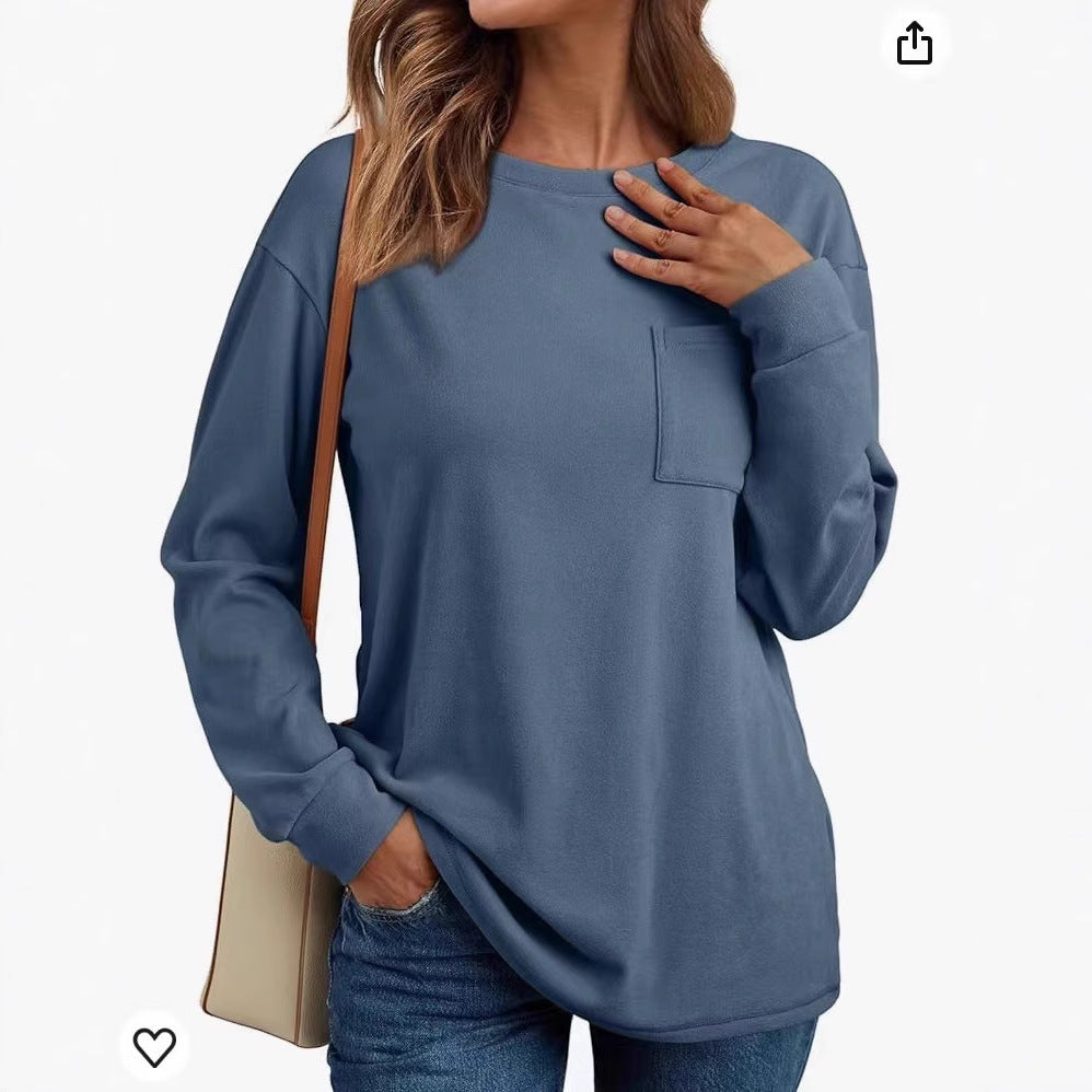 Women's Long Sleeve Top Loose Autumn Leisure Fashion Sweater